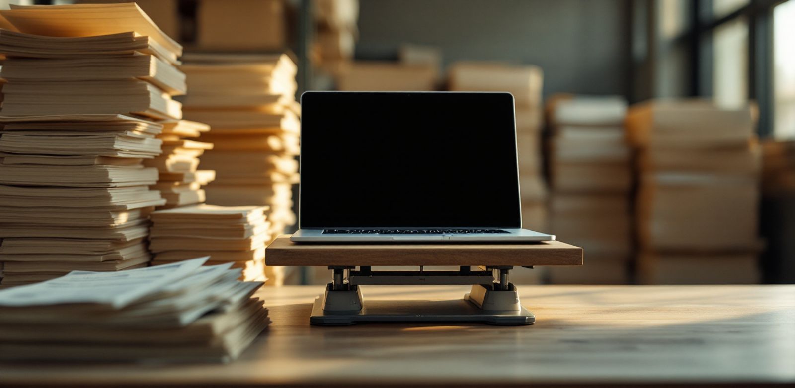 A scale balancing software infrastructure against invoice work, showing the shift from seats to completed work.