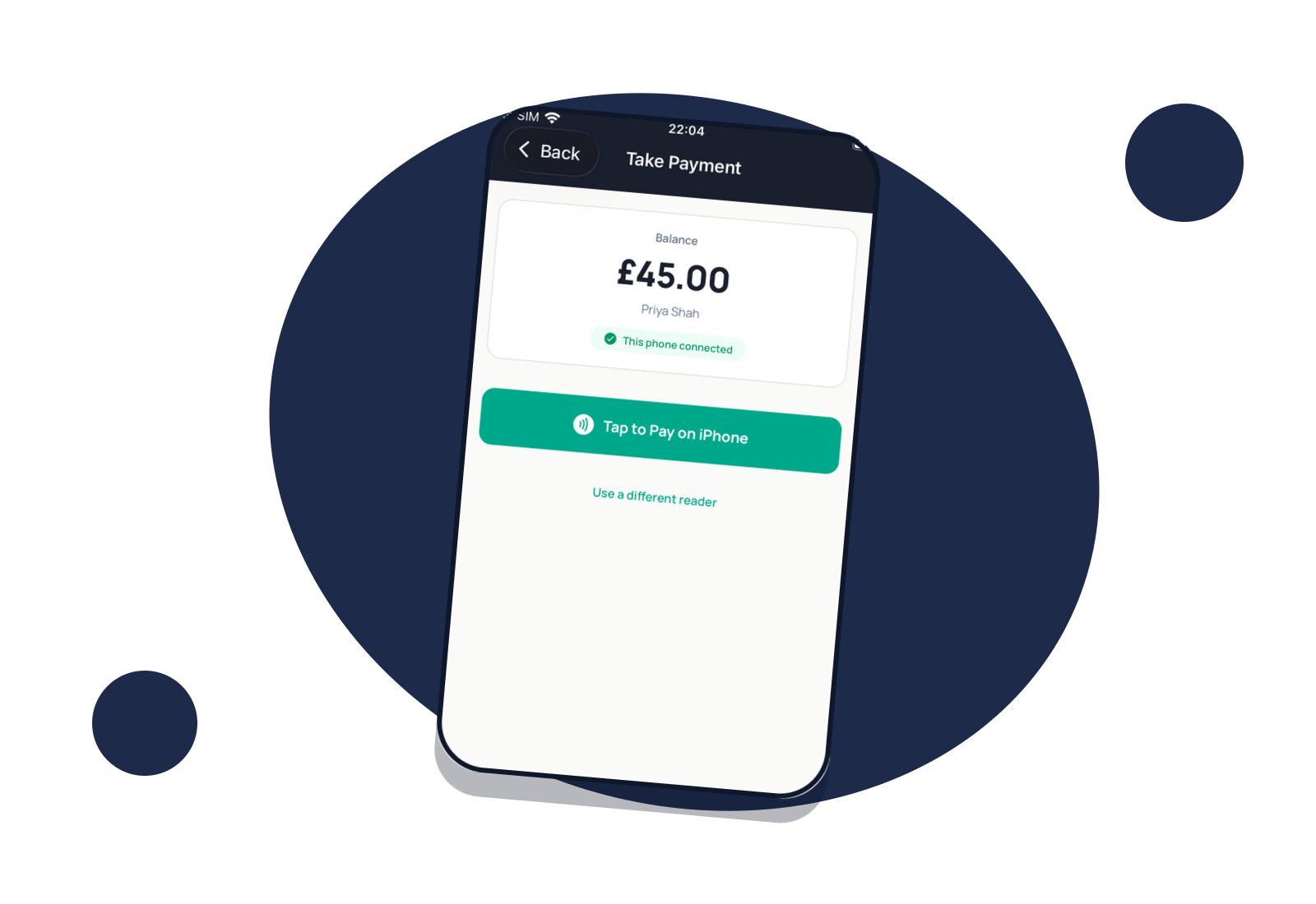 Take payment with tap to pay