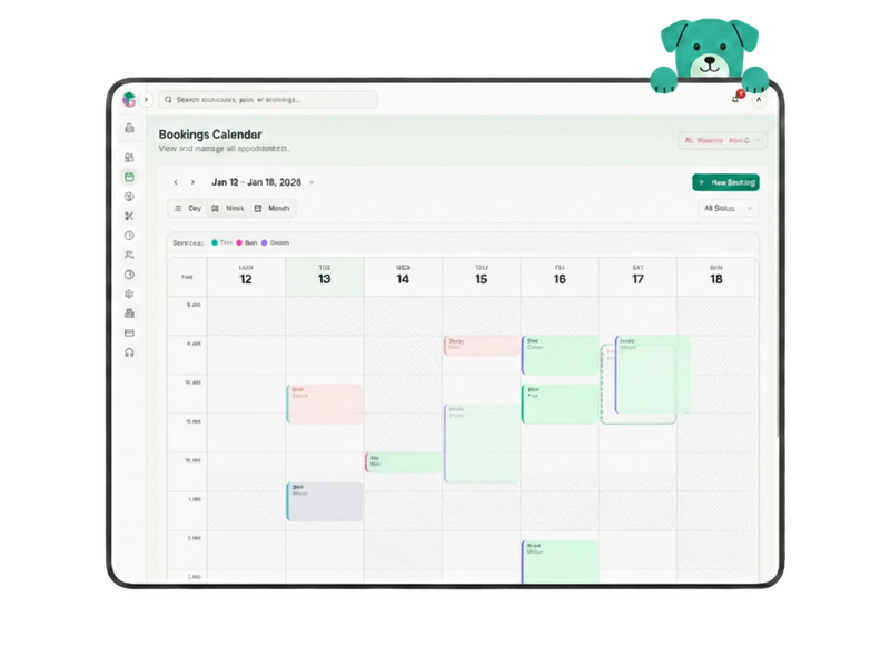 GroomSlot platform preview