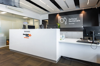 Image of the receptionist area at our dental clinic in Rowville.