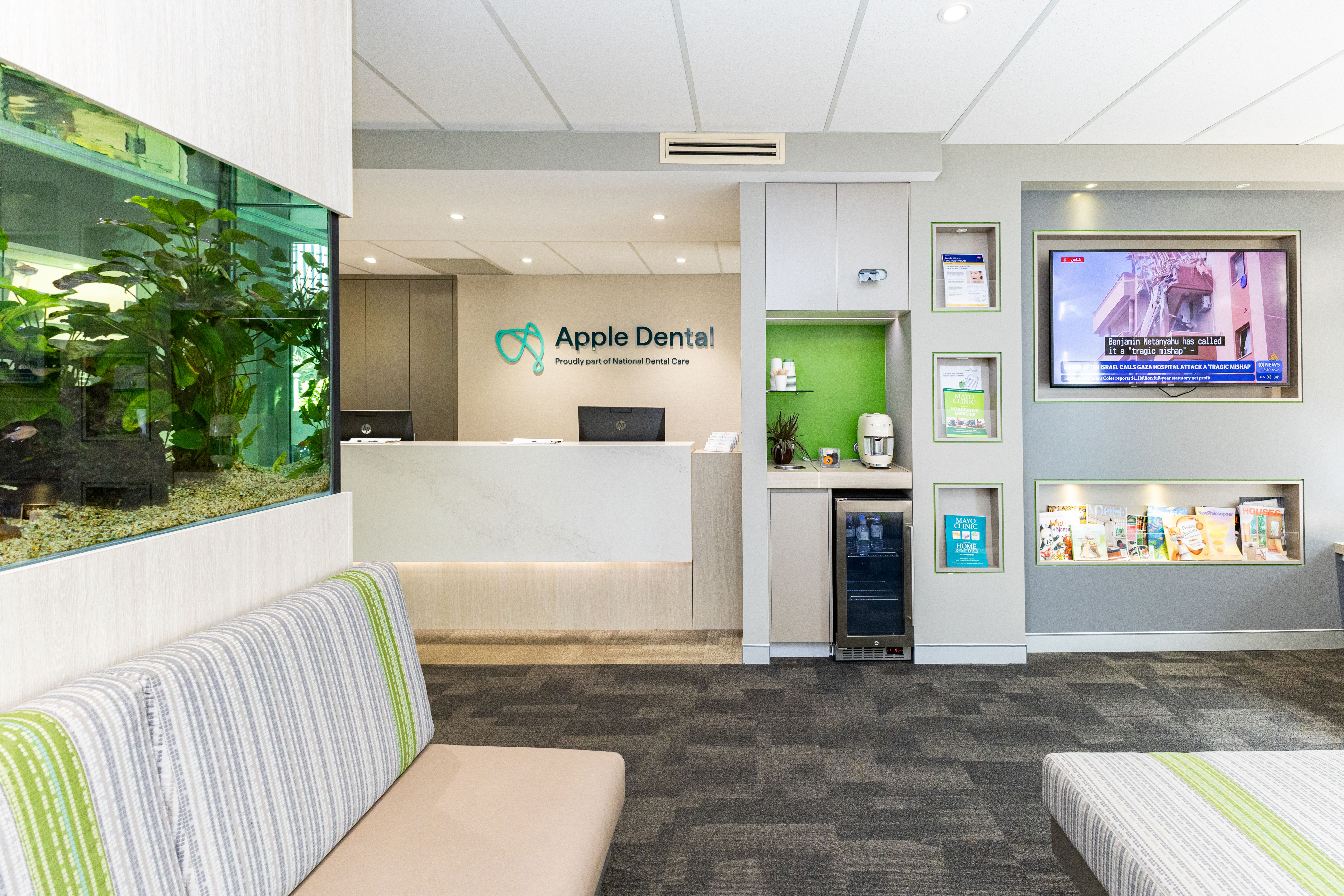 Image of our receptionist area, we welcome all patients from any suburb.