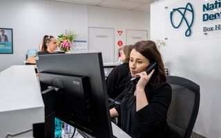 Image of our reception team at National Dental Care Box Hill.