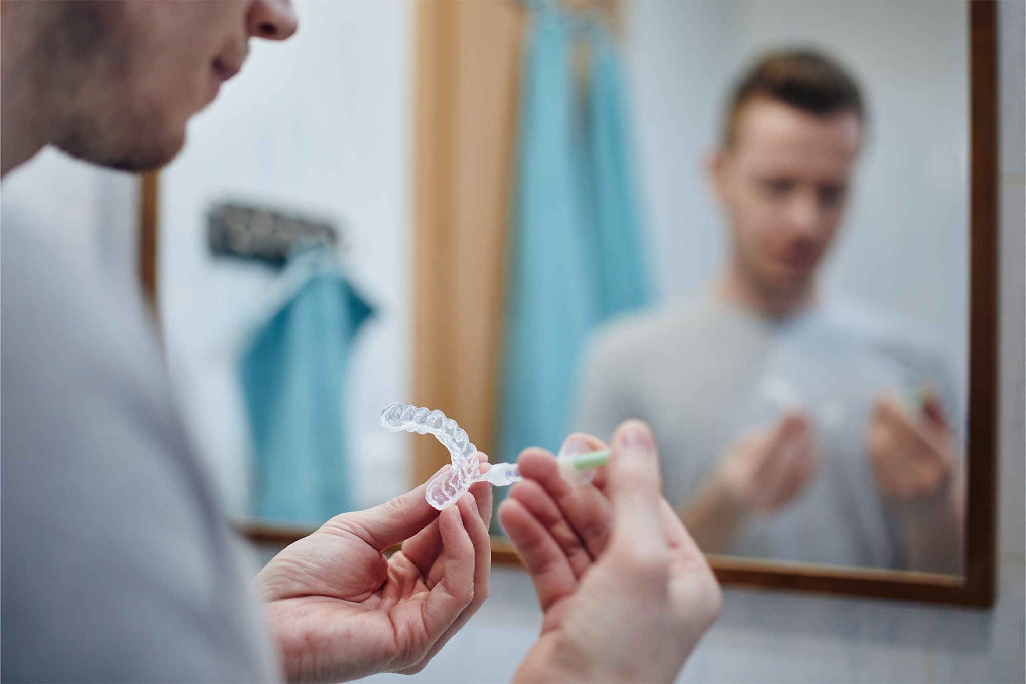 Take-home teeth whitening
