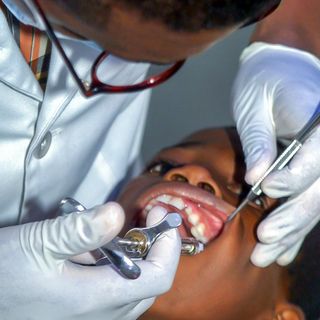 Objects wedged between your teeth.