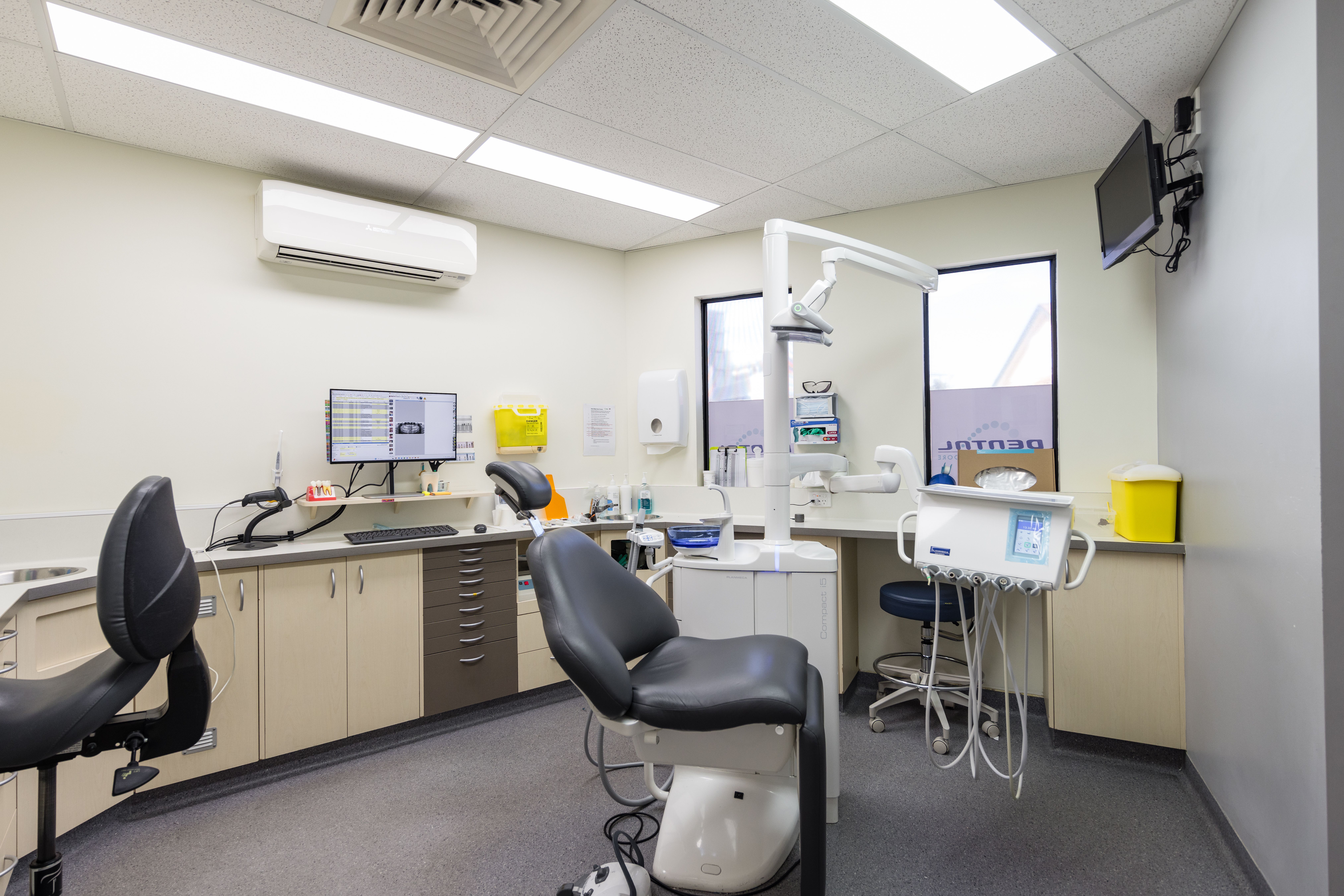 Modern spaces designed for dental care