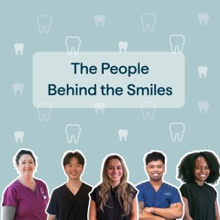 Graphic of a blog post about practitioners behind Kids Dental at our local dental practice.