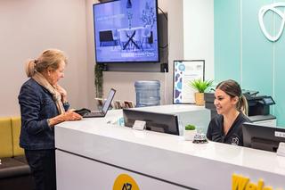 Welcome to our reception to Post Office Square, a relaxing spot in an accessible location.