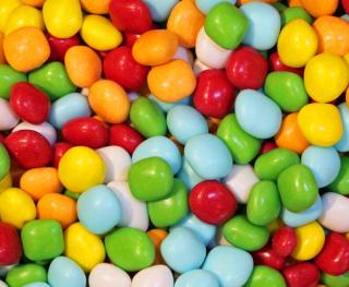 Image of hard coated chewy lollies, ranked 5th best lollie.