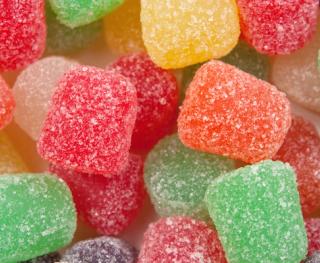 Image of mixed jelly lollies, ranked 6th best lollie.