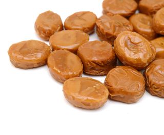 Image of hard caramel chews.