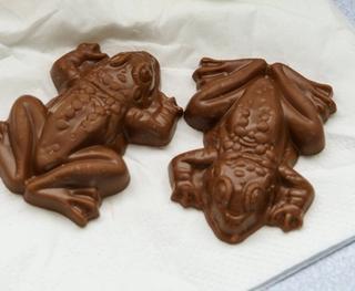Image of Cadbury Freddo Frogs, ranked 2nd best Halloween treat.