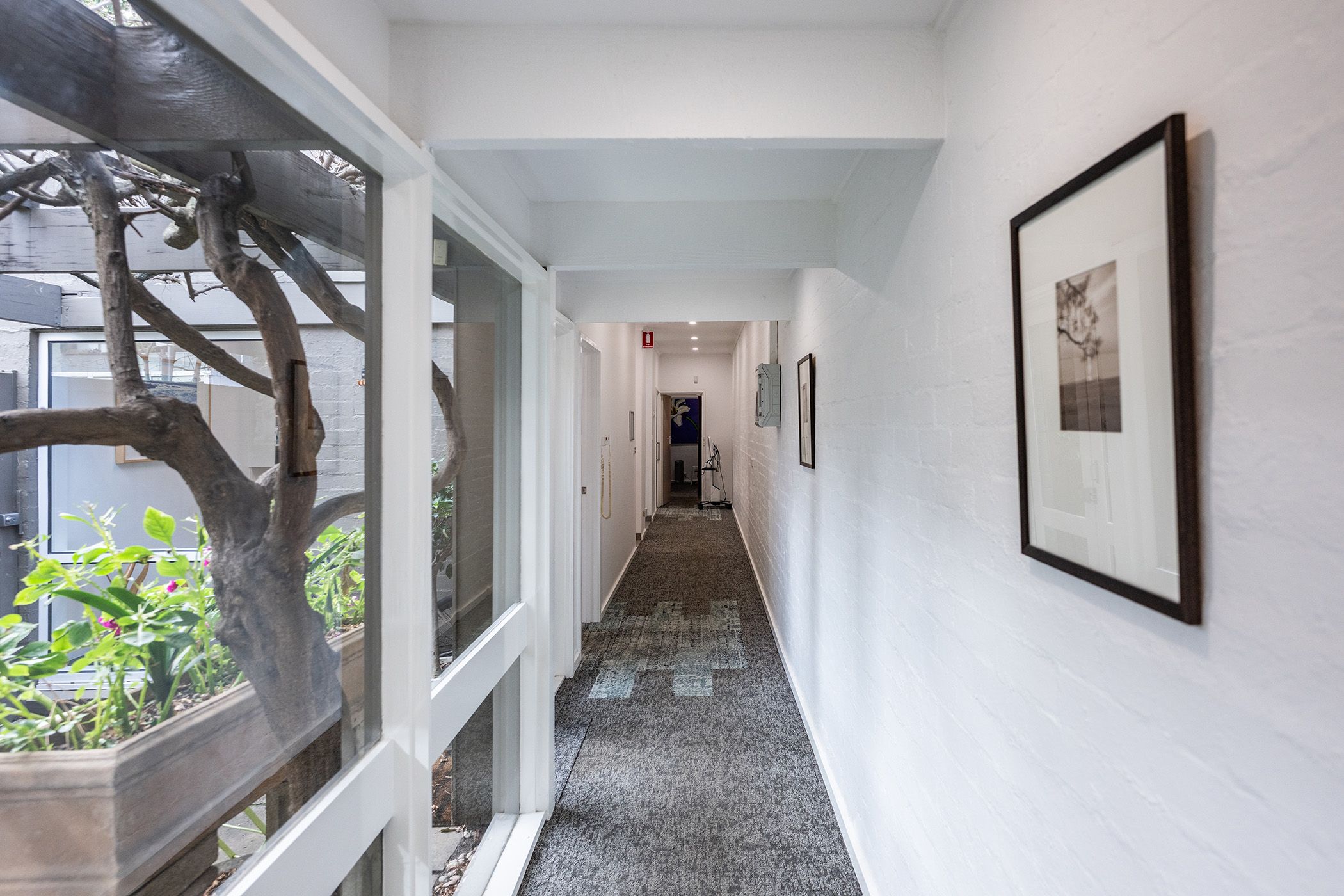 Image of our corridor that is in Brighton.