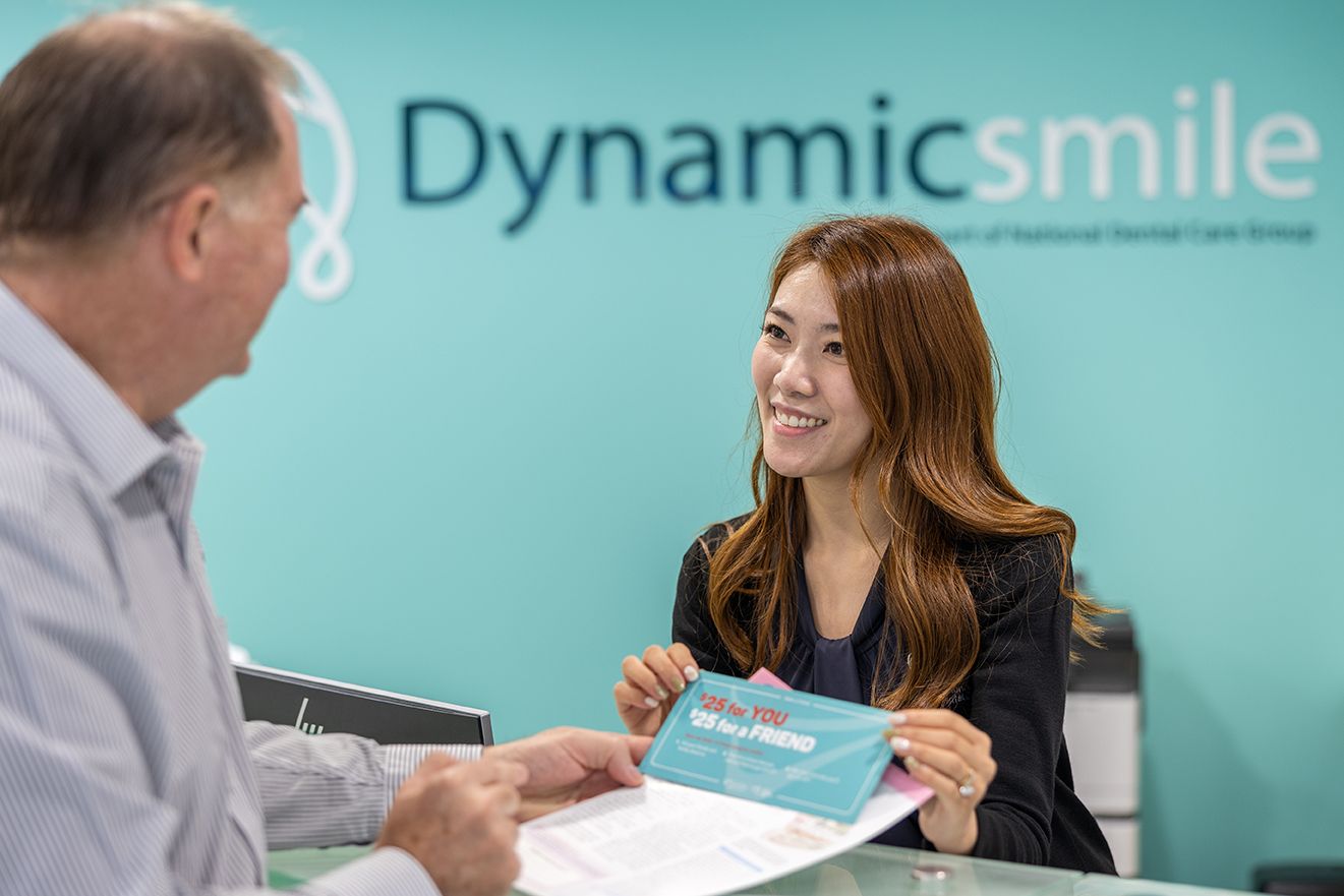Dynamic Smile entrance and reception