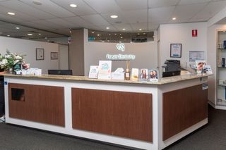Image of the front desk at Forum Dentistry at St Leonards.