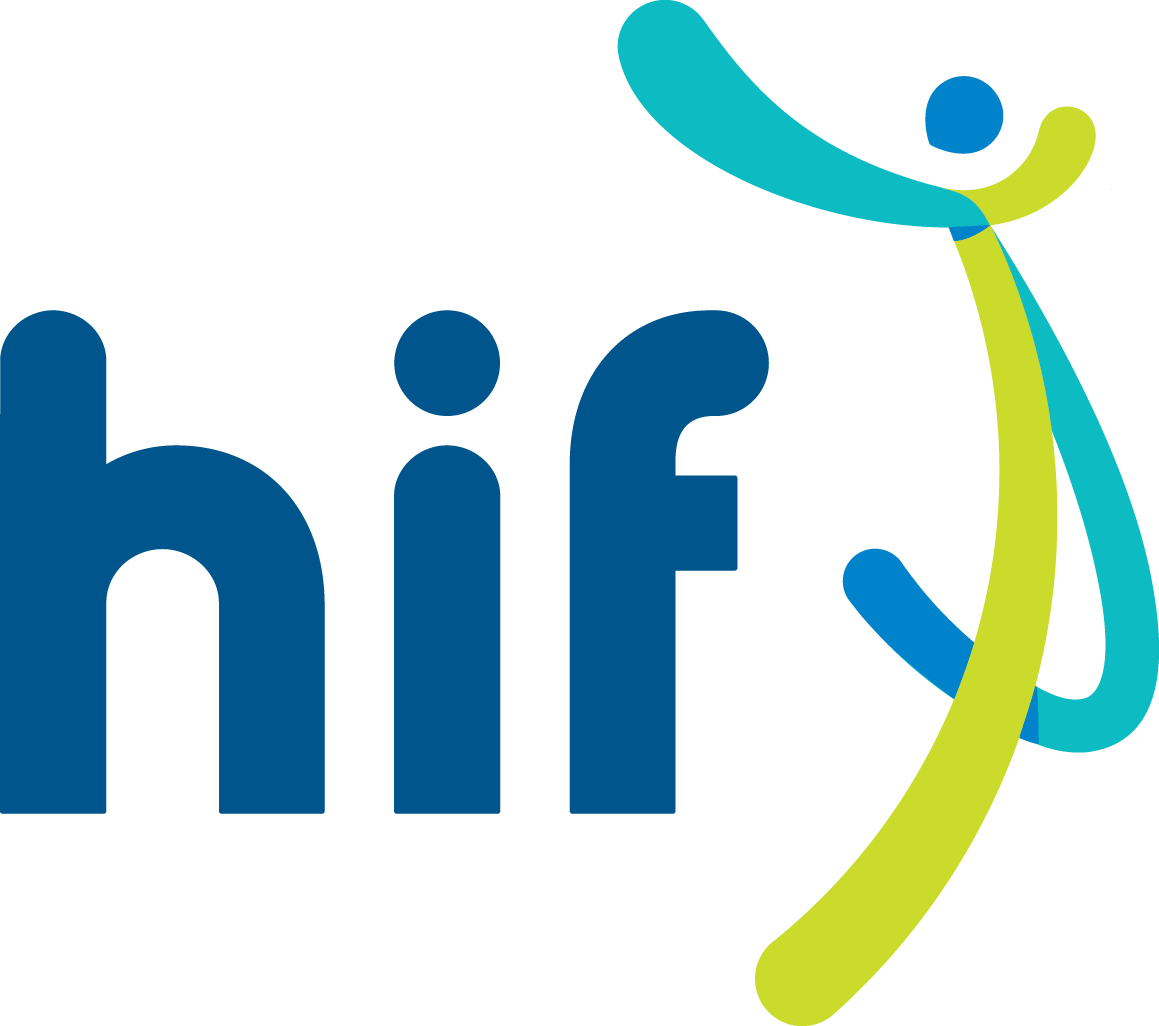 Logo of HIF, Health Insurance Fund.