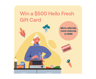 Refer A Friend prize graphic, win a $500 Summer Glow Up Kit.