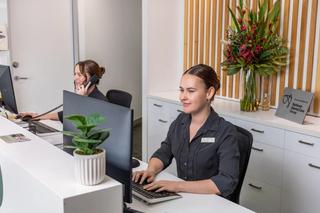 Our reception to our relaxing dental clinic in Arana Hills.