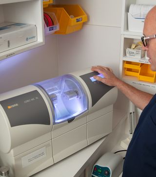 Same-day dental services with CEREC technology
