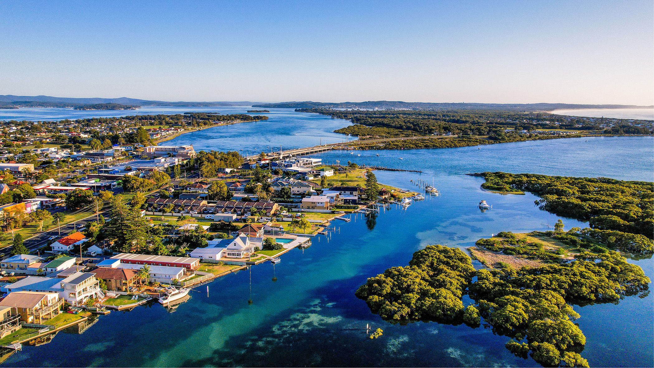 Image of an arial shot of Dental Lake Haven.