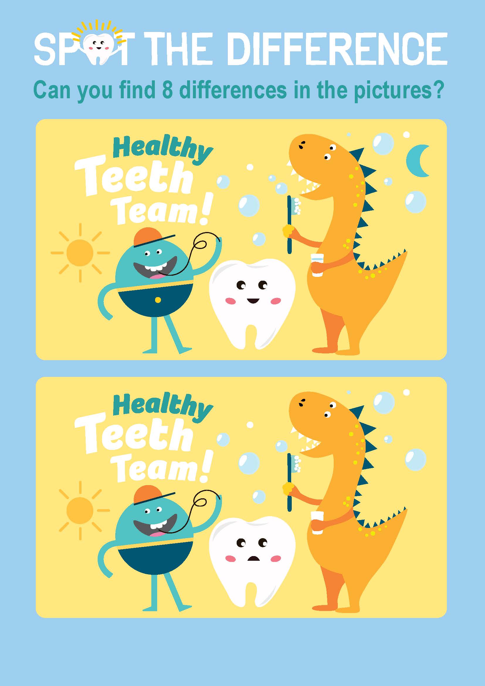 Spot the difference activity preview
