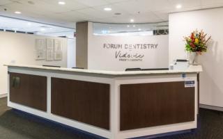 Forum Dentistry reception/waiting room