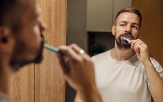 Brush twice daily
