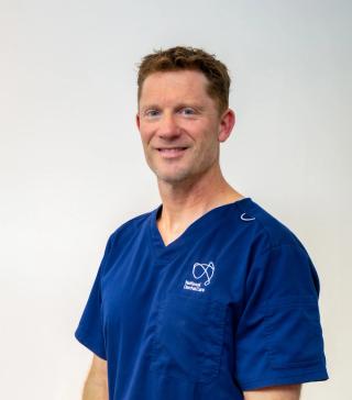 Dr Gray smiling from Geelong Smile Studio