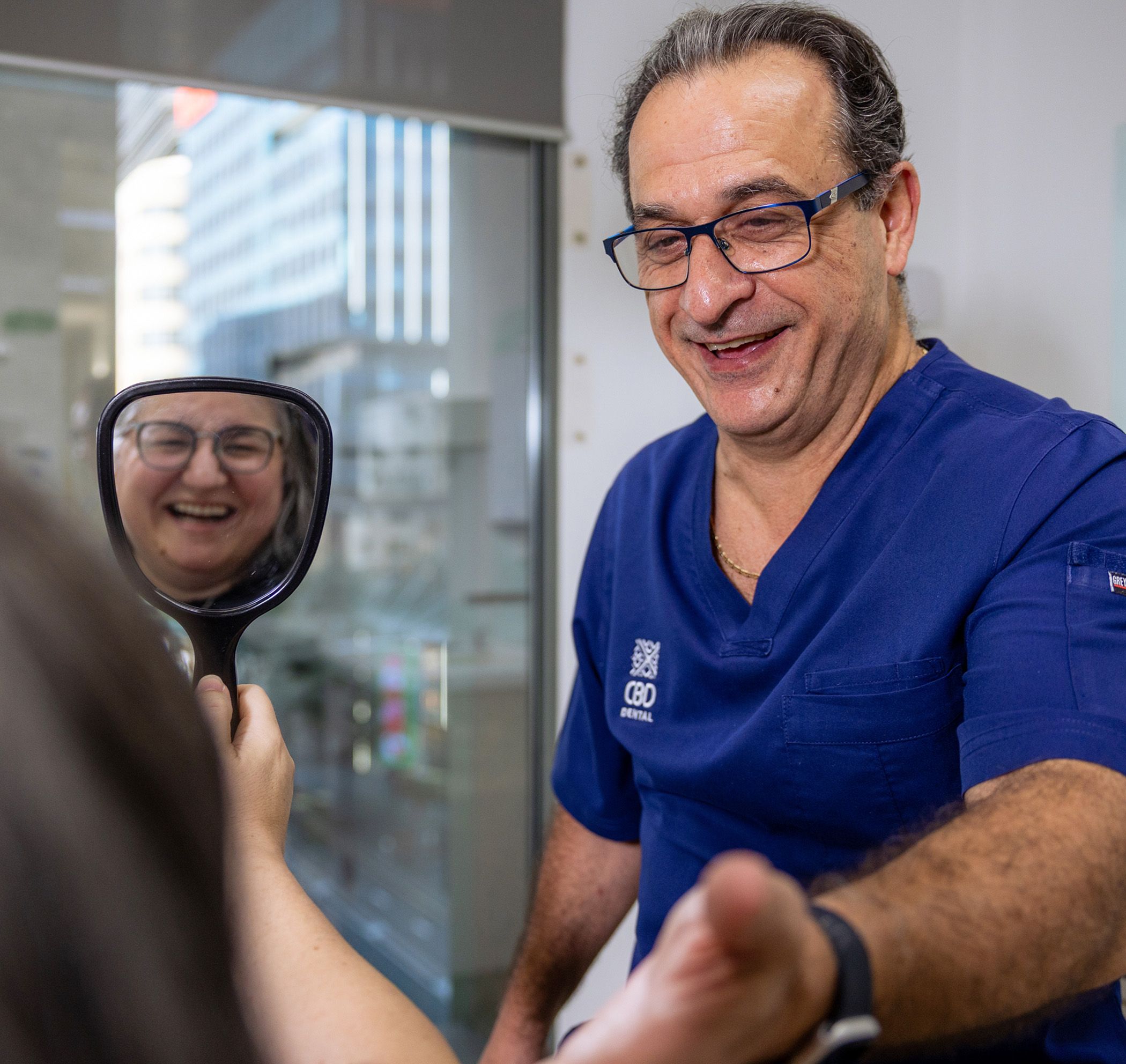 The teeth whitening Sydney CBD dental team people come back to