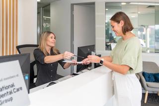 Our reception to our relaxing dental clinic in Arana Hills.