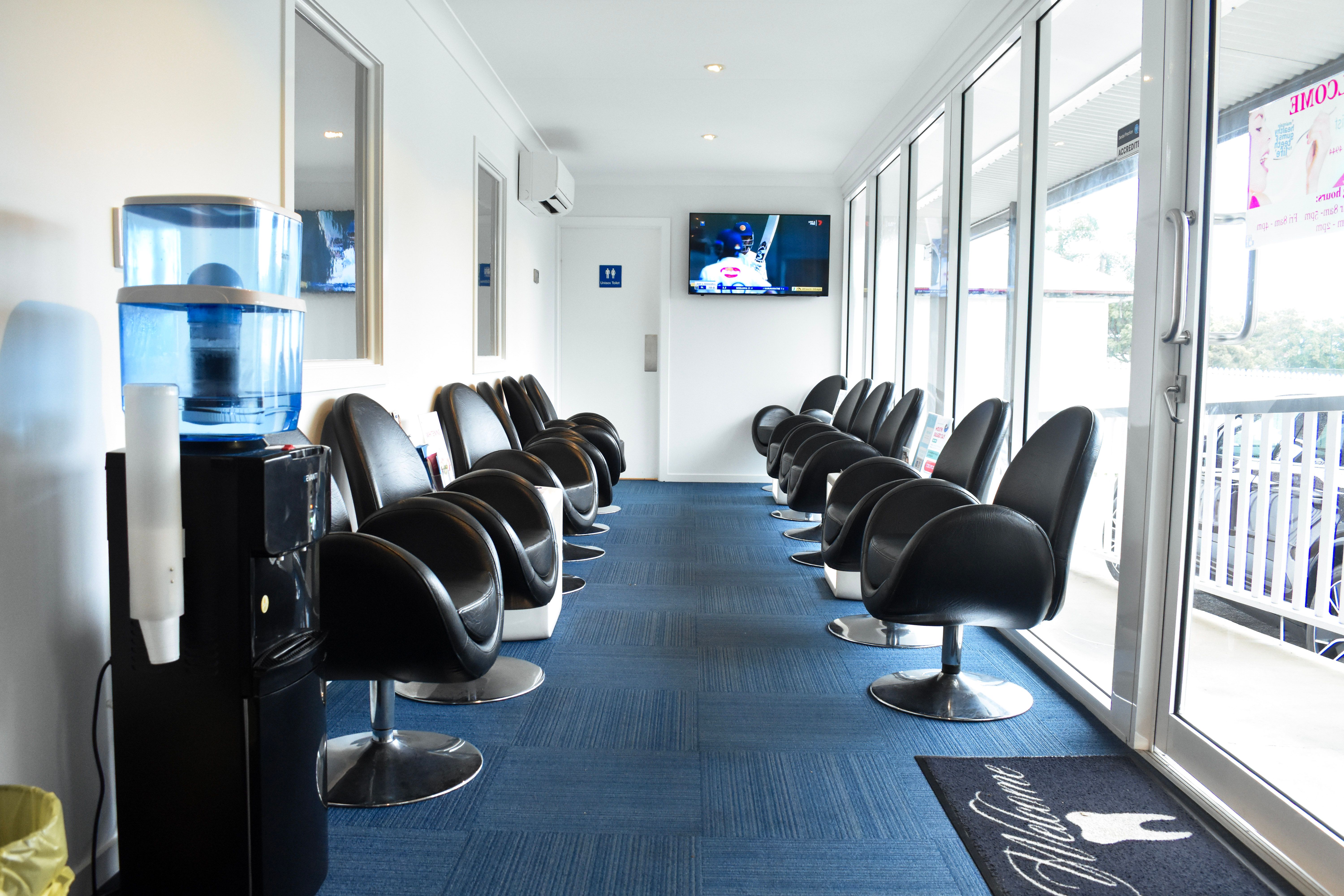 Welcoming waiting area