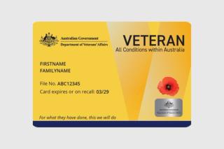 Veteran Gold Card Holder