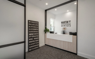 Image of the Martin Street Dentists reception.