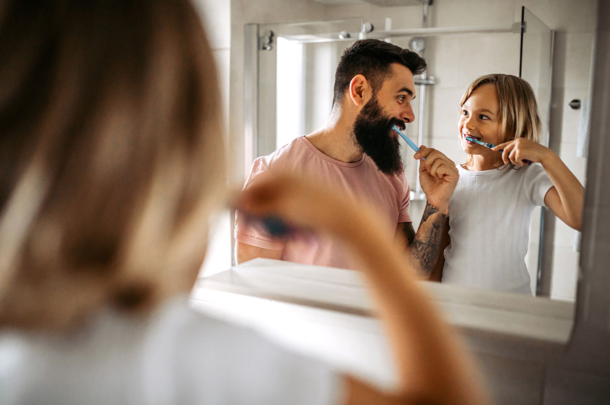 Brush twice a day