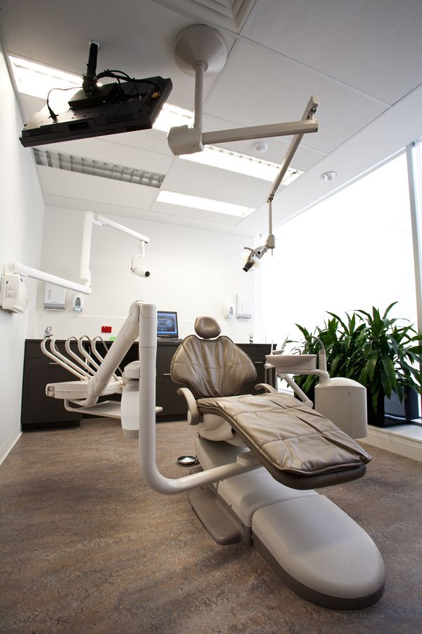 Image of a dental chair within our dental practice in Richmond.