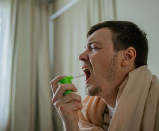 Infections in the mouth or throat