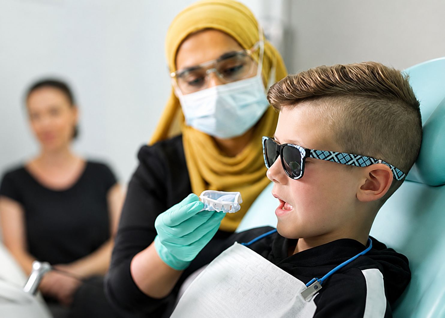 How does a dental mouthguard work?