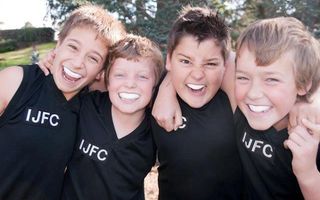 Transparent plastic custom-fitted mouthguard