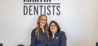 An image of our friendly reception staff on Martin Street.