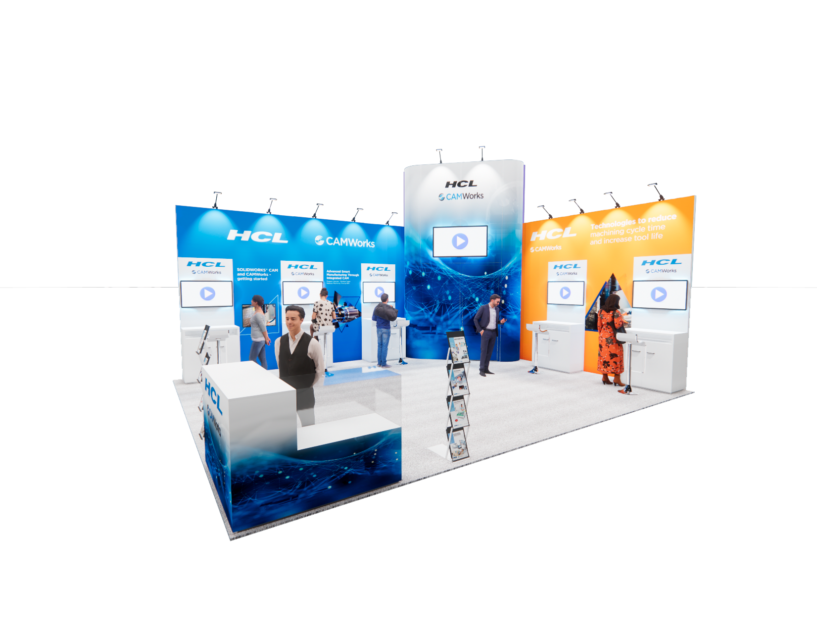 CUSTOM TRADE SHOW BOOTHS FOR GUARANTEED SUCCESS