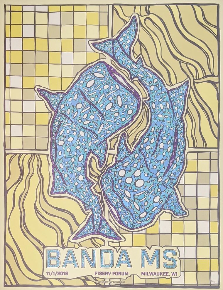 Banda MS concert poster - Milwaukee, Wisconsin
