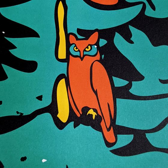 Alpine Valley Music Theatre 2022 poster owl detail