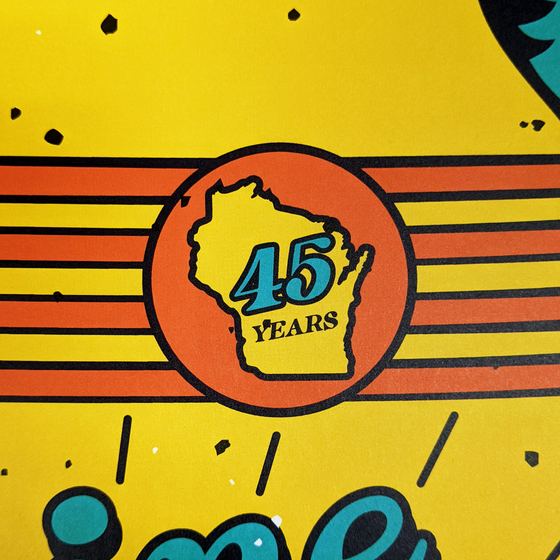 Alpine Valley Music Theatre 2022 poster 45th anniversary logo detail