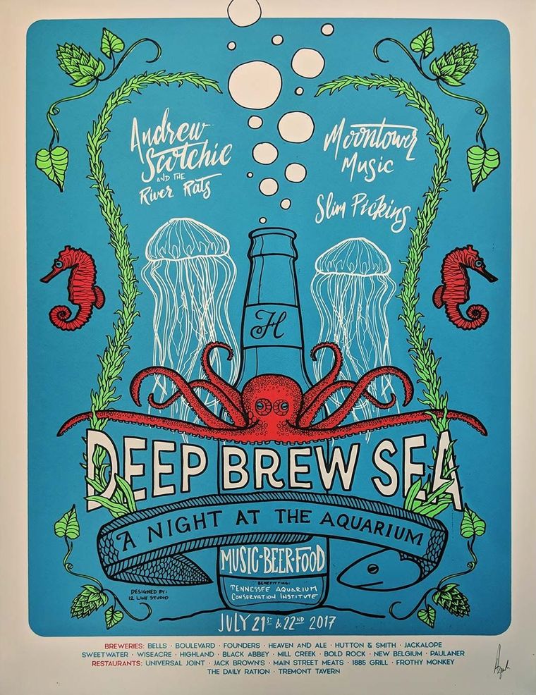 Deep Brew Sea event poster - Chattanooga, Tennessee