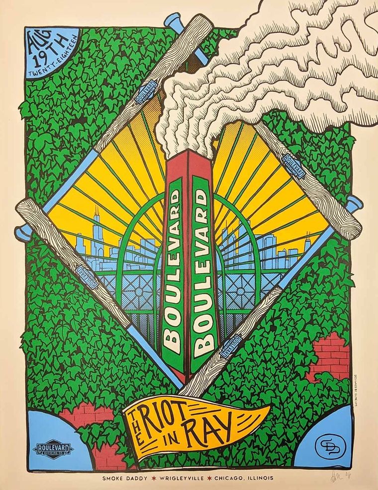 The Riot in Ray concert poster - Chicago, Illinois