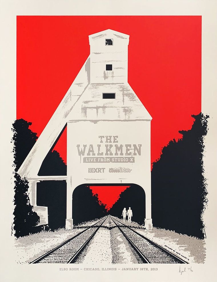 The Walkmen concert poster - Chicago, Illinois