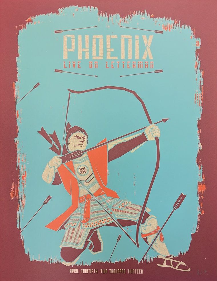 Phoenix concert poster - New York, New York