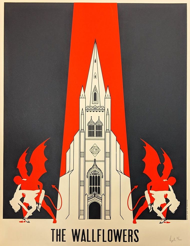 The Wallflowers concert poster - Downers Grove, Illinois