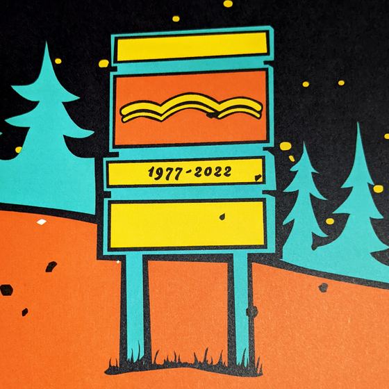 Alpine Valley Music Theatre 2022 poster sign detail