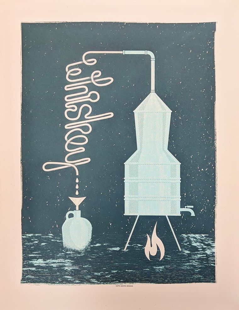 Pot Still whiskey poster