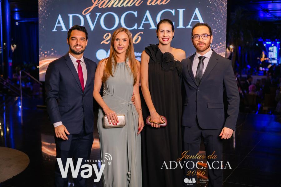 Jantar dos Advogados da OAB Marília realizado no Golden.